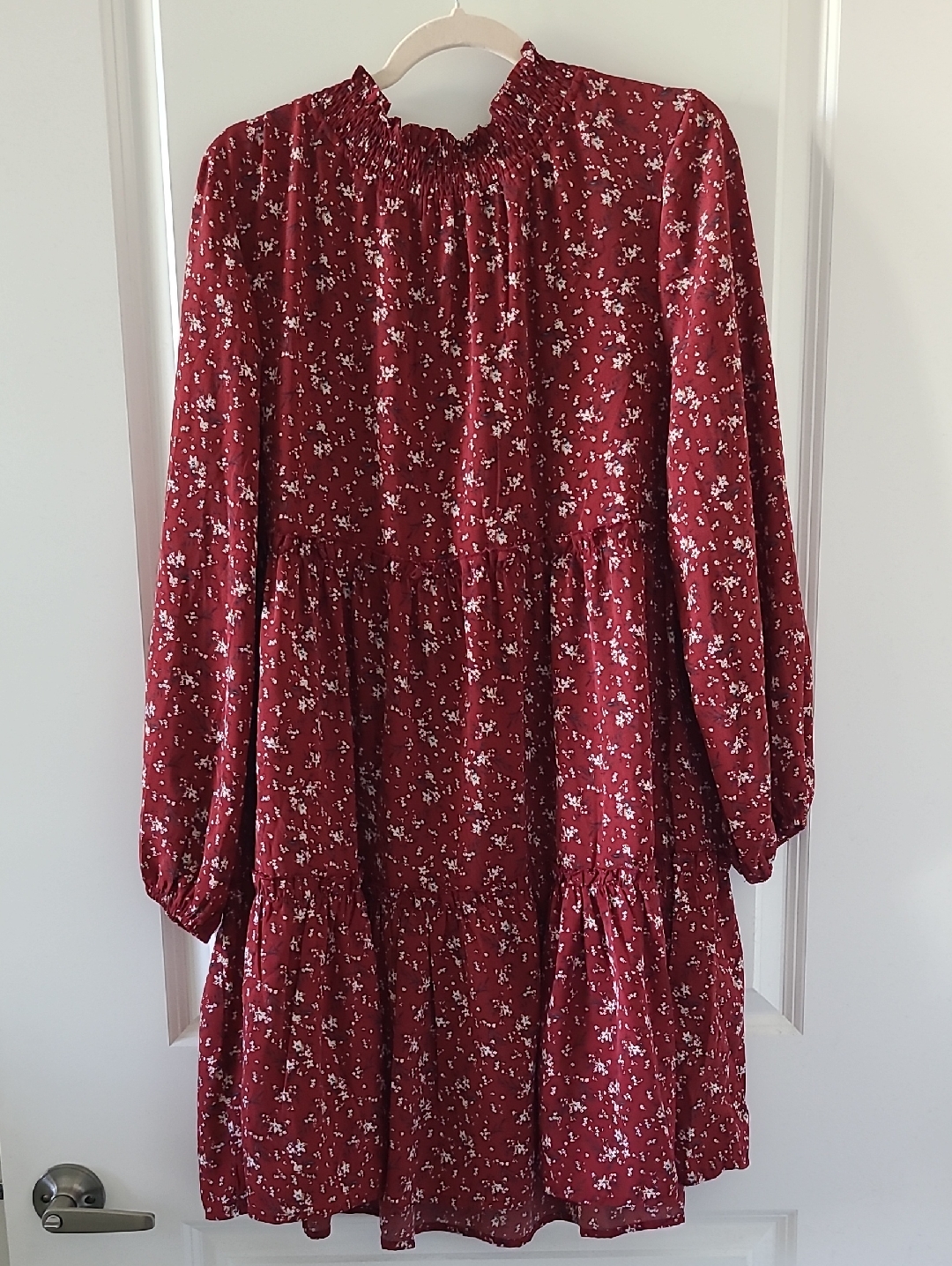 Bohme Rust Floral Mini Dress